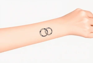 wedding ring tattoo tattoo idea