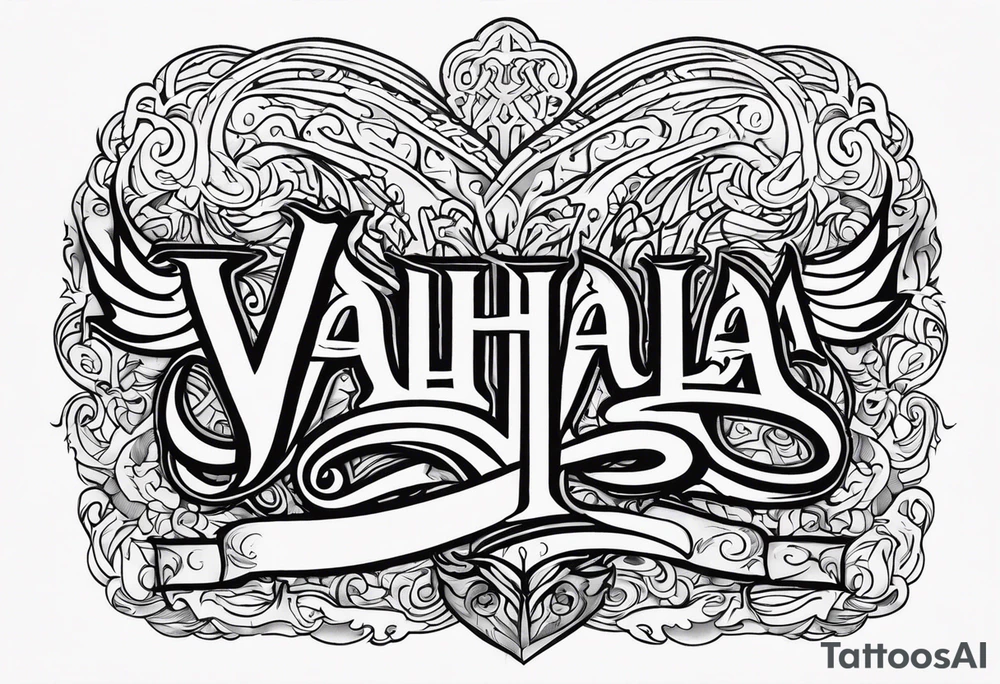 VALHALLA  prayer tattoo idea
