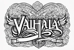 VALHALLA  prayer tattoo idea