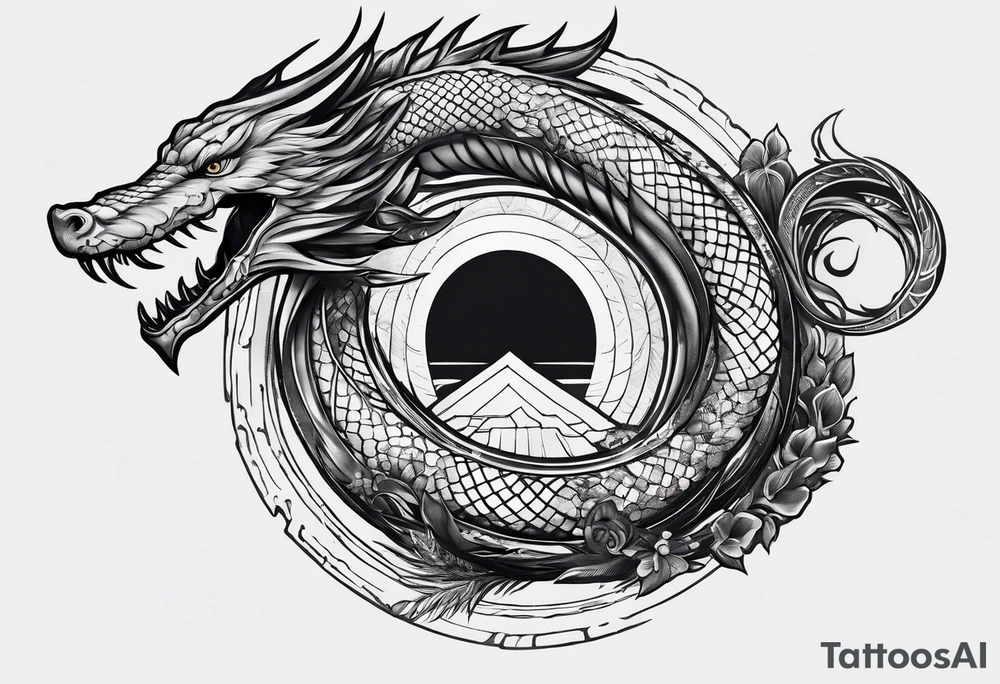 Ouroboros tattoo idea