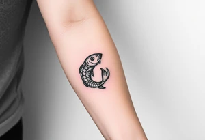 zodiac sign "pisces + cancer" tattoo idea