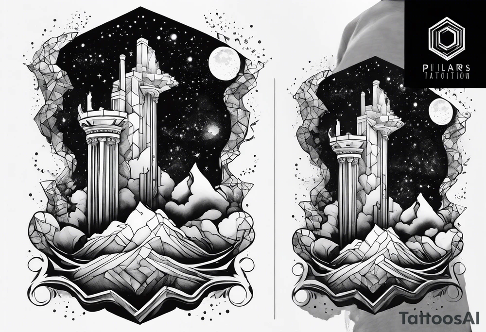 Pillars of creation tattoo idea