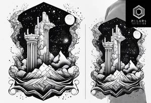 Pillars of creation tattoo idea