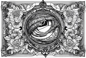bookish tattoo idea
