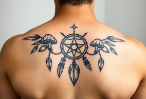 Mushrooms dreamcatcher
Stars tattoo idea