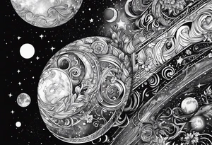 With all my heart and all my soul, to the end of the universe. To infinity and beyond tattoo idea