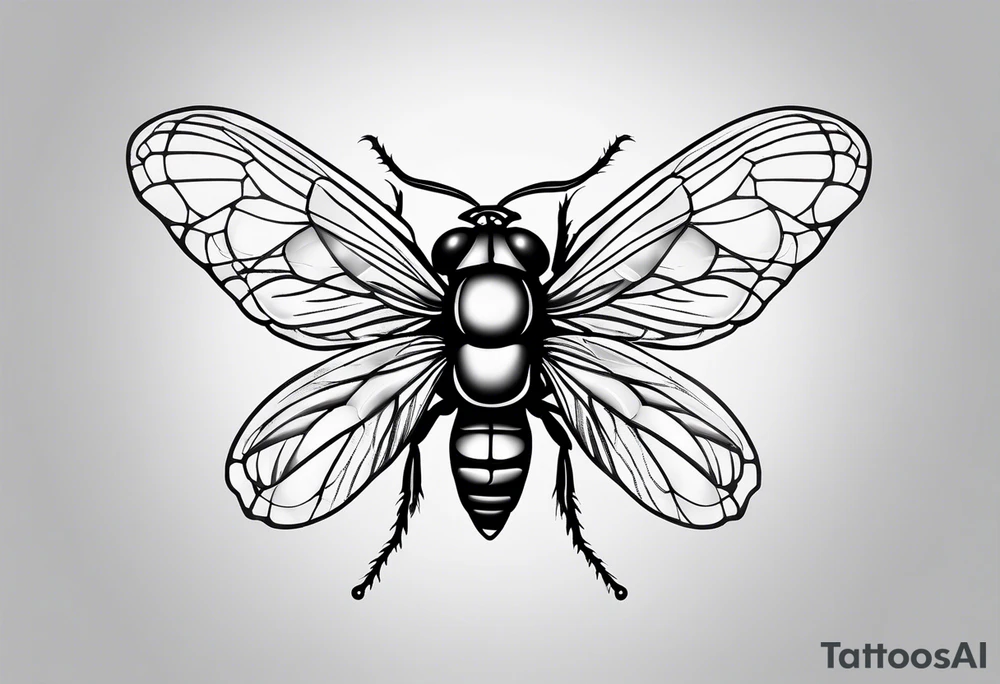 A small fly 🪰 tattoo idea