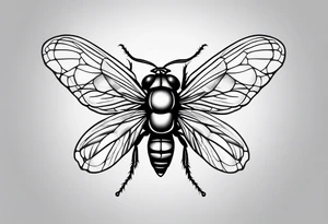 A small fly 🪰 tattoo idea