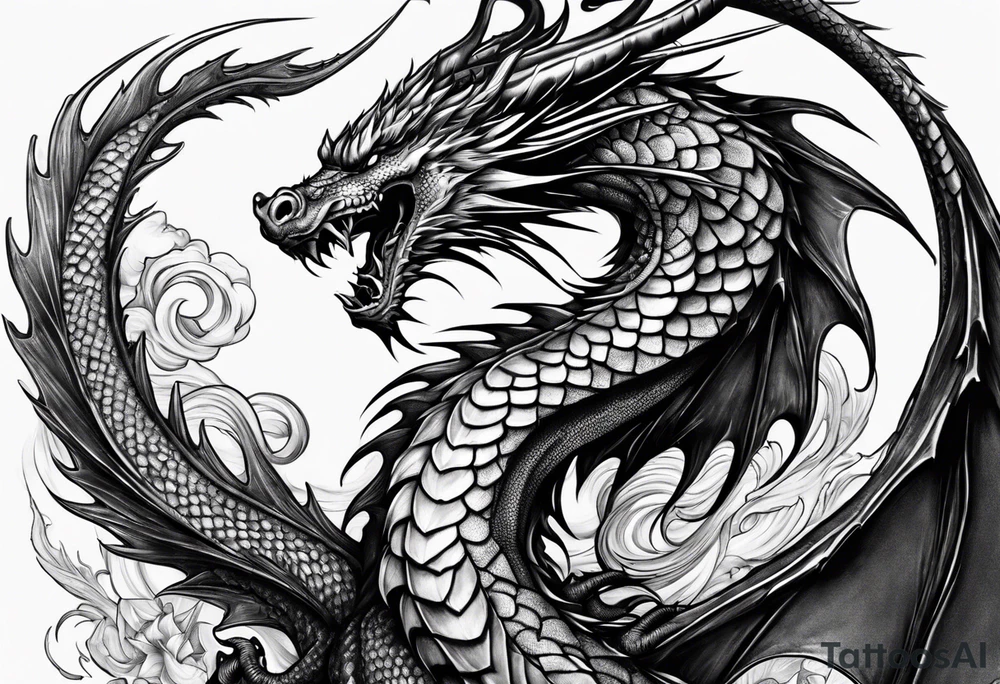 dragon tattoo idea
