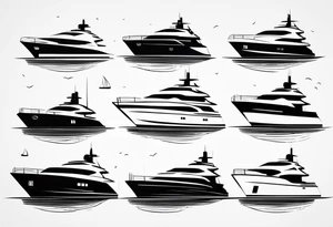 yachts tattoo idea