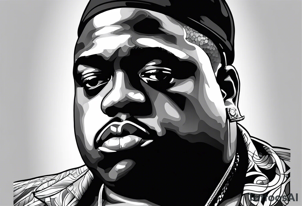 notorious big bad boy tattoo idea