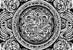 Patterns of Tribal or Abstract on forearm tattoo idea