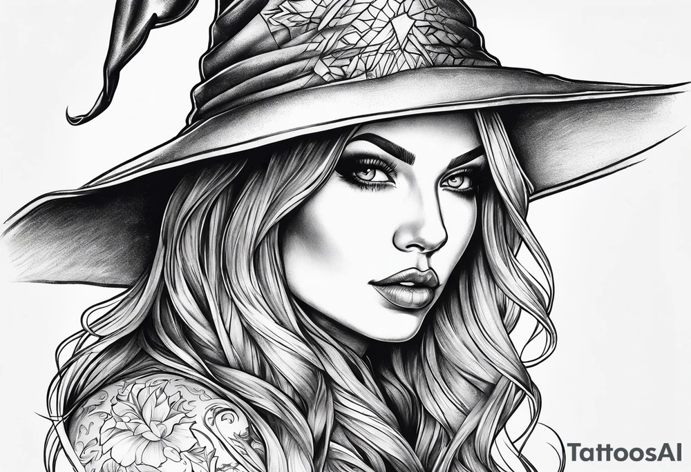 Witch tattoo idea