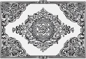 Tattoo should include below symbols. It's a Brahmi script 
𑀓𑀺𑀲𑀺𑀯𑀓𑁆 𑀯𑀺𑀰𑁆𑀯𑀸𑀲 𑀦𑁄𑀓𑀭𑀦𑁆𑀦, 𑀑𑀩 𑀏𑀬 𑀓𑁄𑀢𑀦𑀓 𑀓𑀺𑀬𑁂𑀯𑁆𑀯𑀢𑁆, 𑀓𑀯𑀼𑀭𑀼𑀦𑁆 𑀓𑀻𑀯𑀢𑁆, 𑀫𑀫 𑀏𑀬 𑀓𑀻𑀯𑀢𑁆, 𑀏𑀬 𑀑𑀩𑁂𑀫 𑀳𑁂𑀢𑀼𑀯𑀝 𑀲𑀳 𑀑𑀩𑁂𑀫 𑀲𑀸𑀫𑀸𑀦𑁆𑀬 𑀩𑀼𑀤𑁆𑀥𑀺𑀬𑀝 𑀏𑀓𑀀𑀕 𑀦𑁄𑀯𑀦𑁆𑀦𑁂 𑀦𑀫𑁆𑁇 tattoo idea