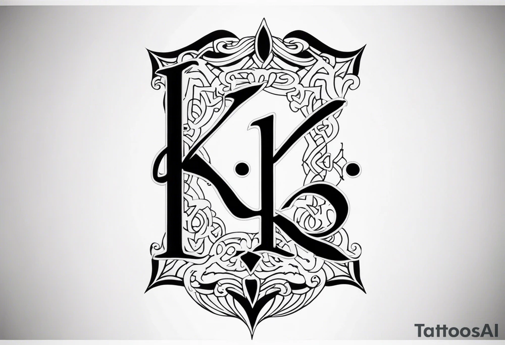 Name tattoo says kalan tattoo idea