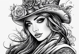Wrld with 999 and death race for love tattoo idea