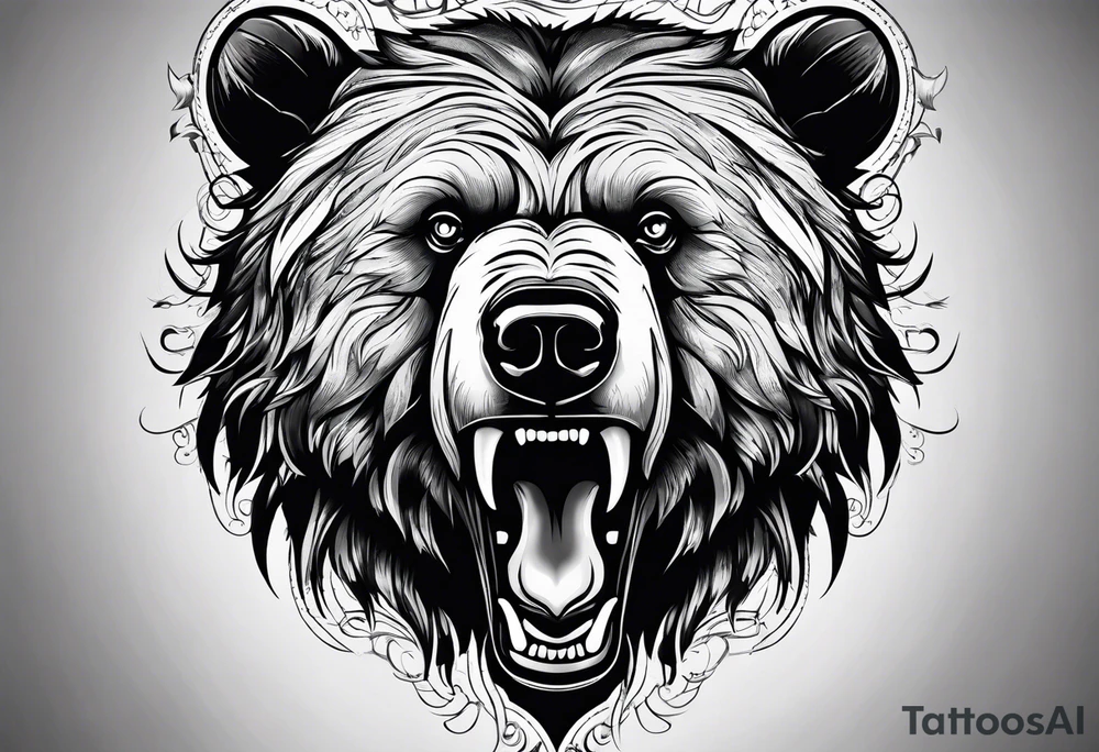 Craziest bear tattoo that you can come up with tattoo idea Craziest bear tattoo that you can come up with tattoo idea