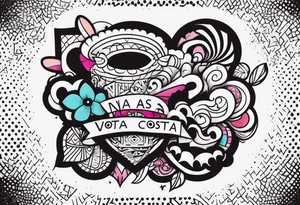 Frase nas costa tattoo idea
