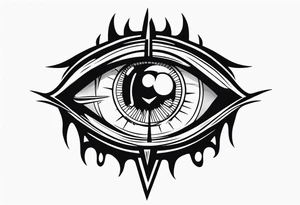 Hellsing bleeding tear eye logo tattoo tattoo idea