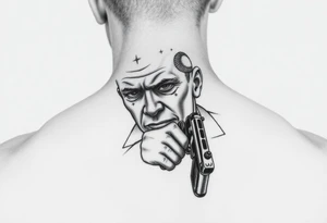 Biden with gun to head tattoo idea