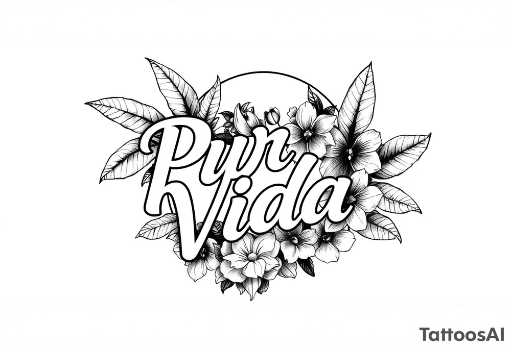 Pura Vida tattoo idea