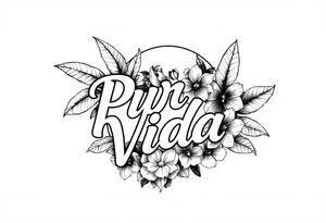 Pura Vida tattoo idea