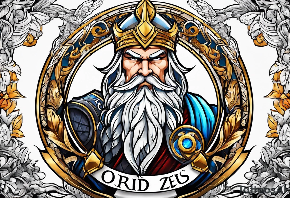 odin zeus tattoo idea