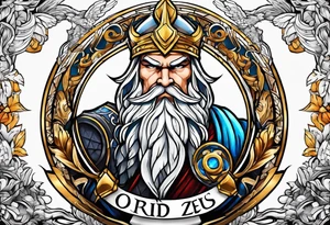 odin zeus tattoo idea