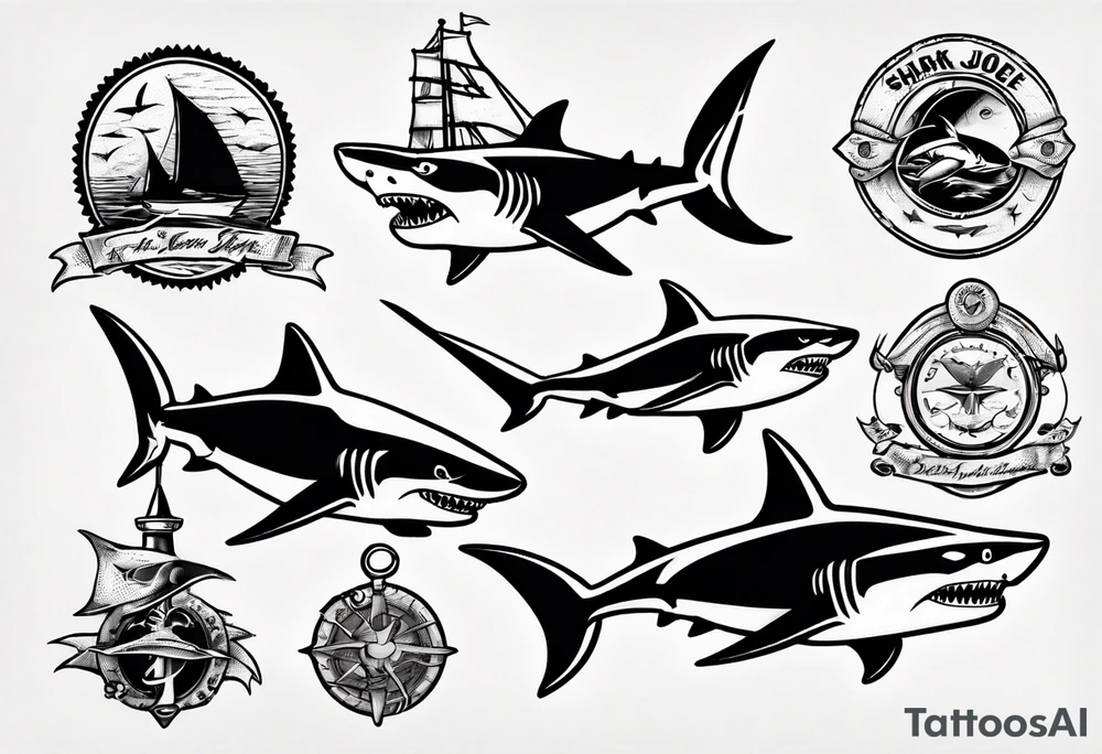 Shark tattoo idea