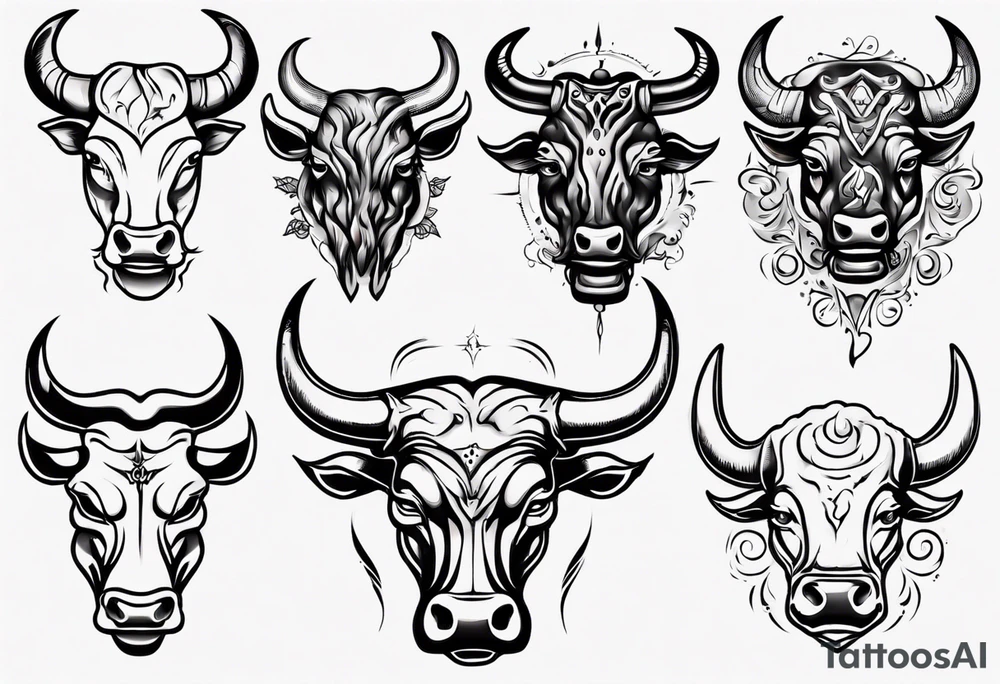 bull tattoo idea