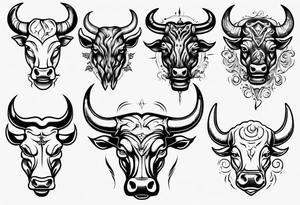bull tattoo idea