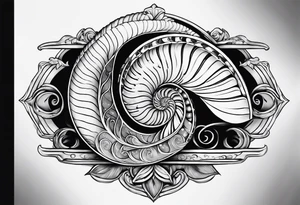 Nautilus tattoo idea