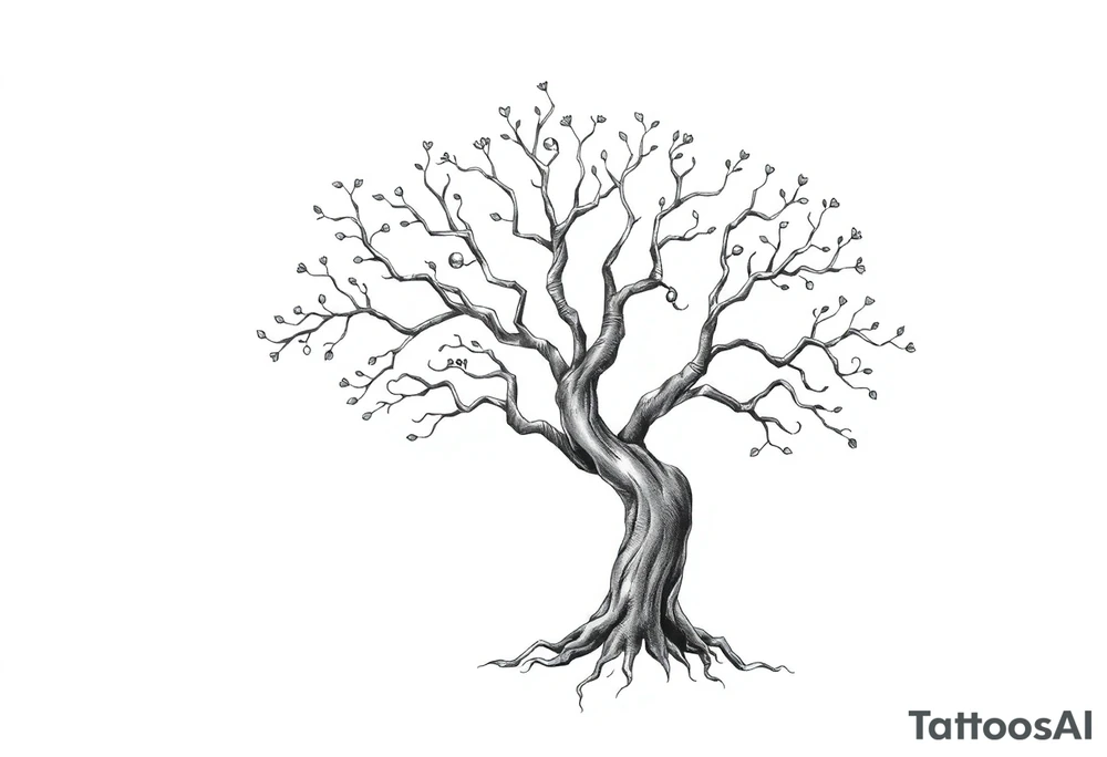 Family tree tattoo idea