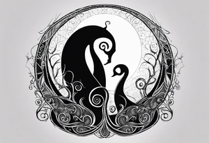 Nightmare before Christmas jack and sally tattoo idea