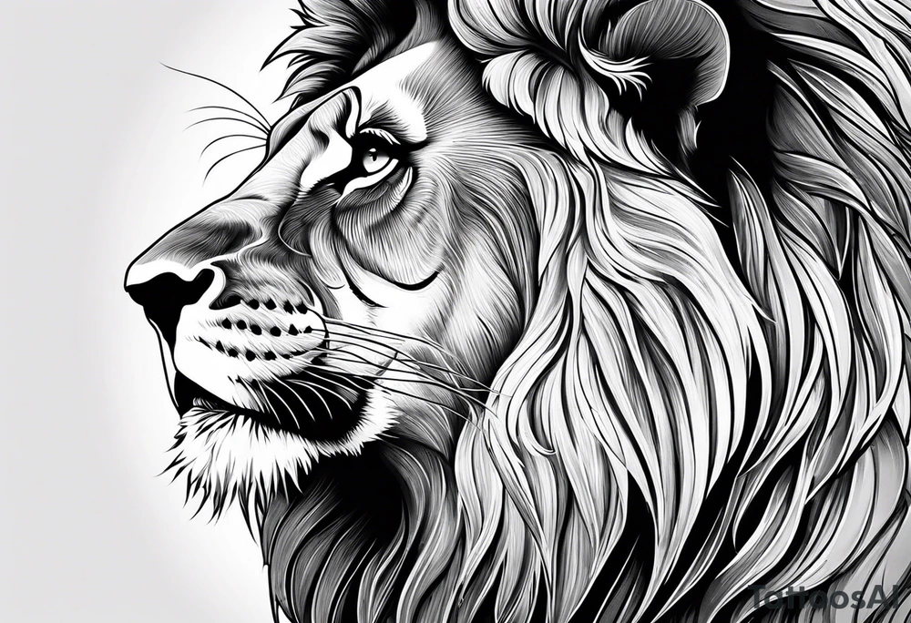 Lion tattoo idea