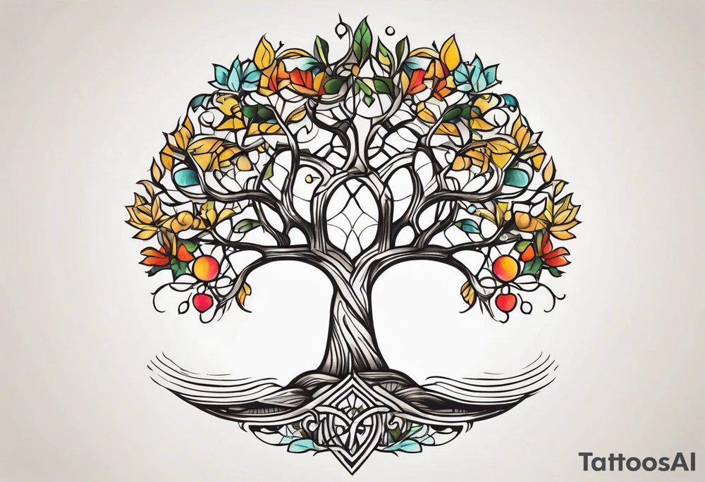 tree of life tattoo idea