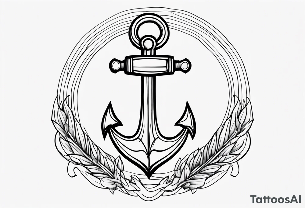anchor tattoo idea