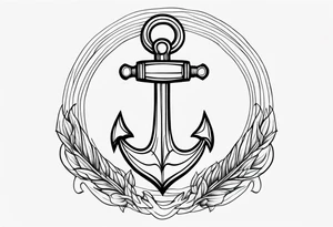 anchor tattoo idea