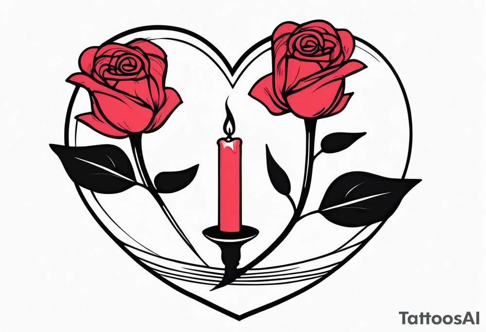 Mom Dad
Herz Rose 
Meer 
Tor
Kerze tattoo idea