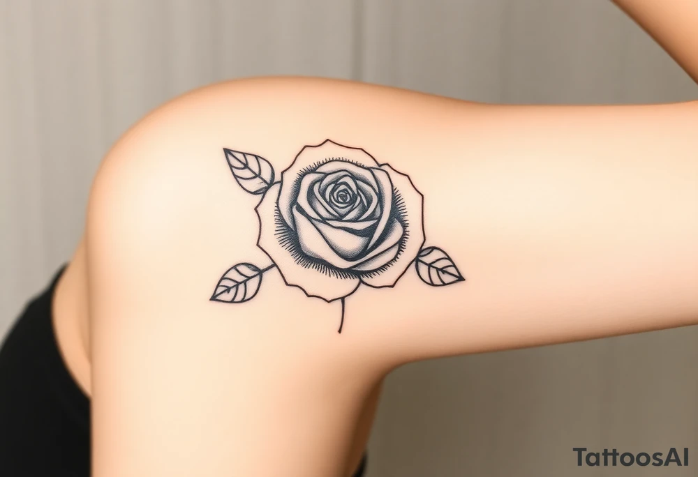 rose tattoo idea
