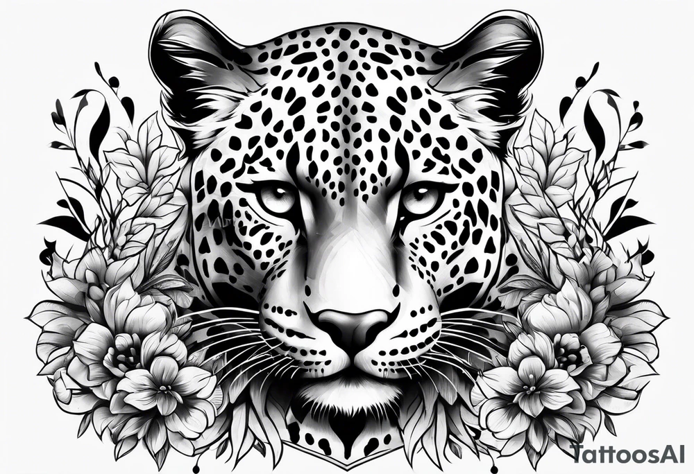 leopard tattoo idea
