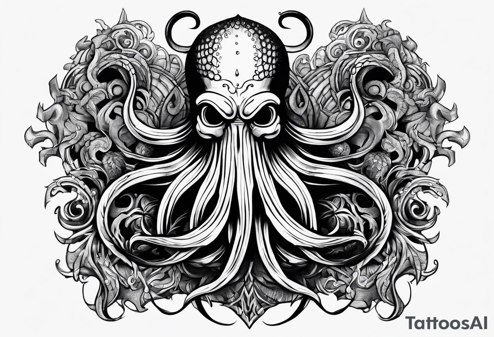 Chthulu tattoo idea