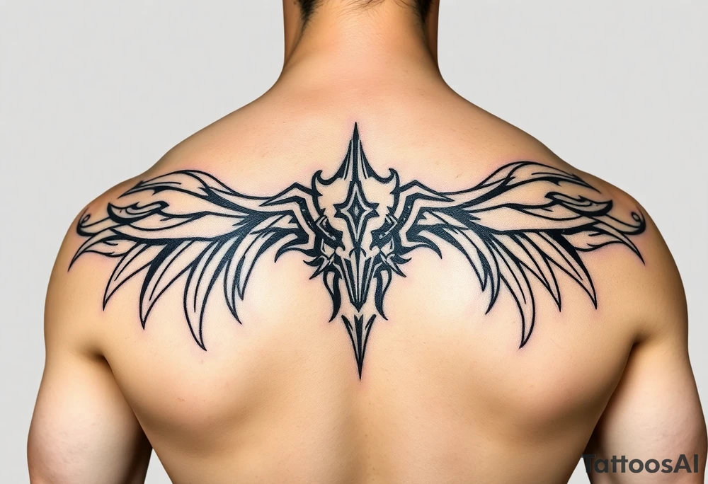 Tribal half-sleeve tattoo idea