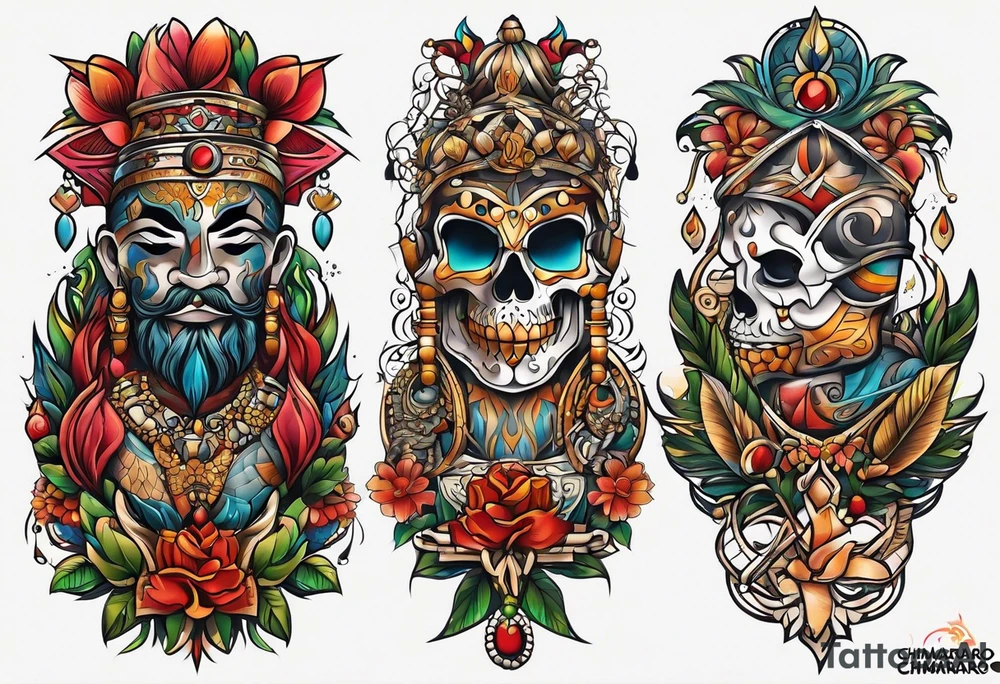 Drinking Chimarrão tattoo idea