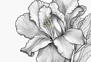 Greek goddess iris tattoo idea