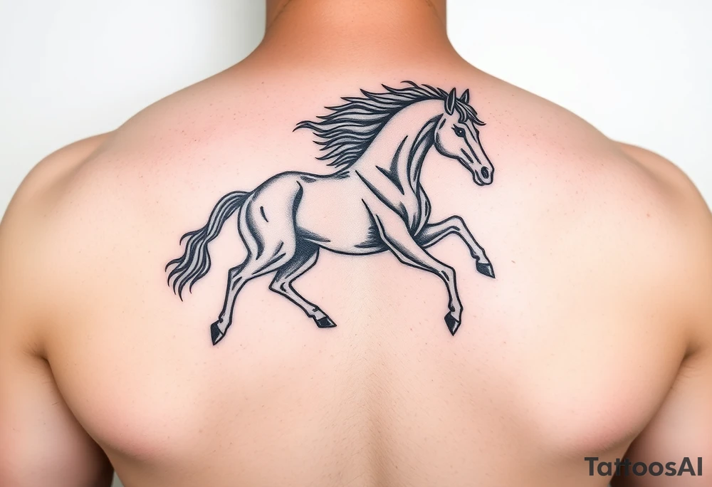 Horse kite rip mum tattoo idea