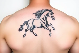Horse kite rip mum tattoo idea