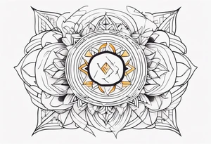 fine line geração z tattoo idea