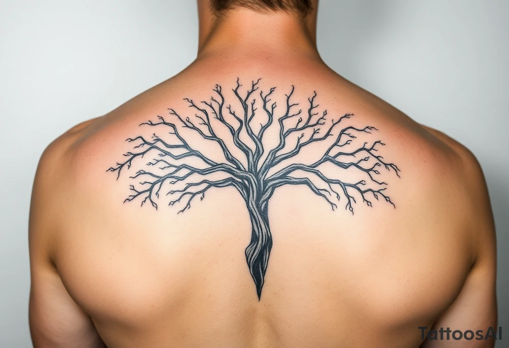 cover up tattoo inspired by the the tree of life tattoo idea