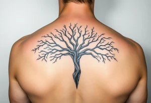 cover up tattoo inspired by the the tree of life tattoo idea
